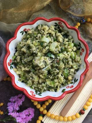 图文:笋叶麦饭(主食)的自制做法