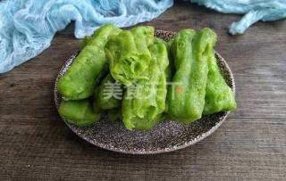 翡翠油条的厨房手工做法(图解)