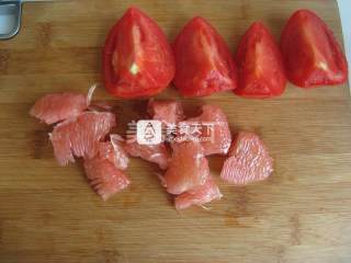 蔬菜汁:红柚番茄汁的自制做法