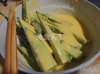 (图解流程)椒盐秋葵的自制方法
