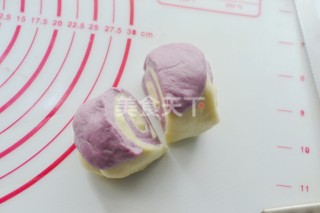 图解:双色紫薯吐司的手工自制法