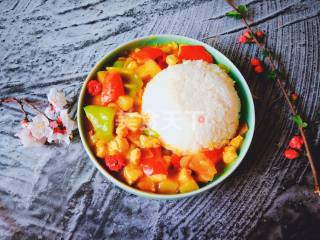 咖喱鸡肉饭的图解手工做法