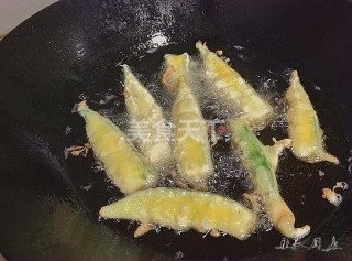 (图解流程)椒盐秋葵的自制方法