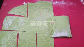 (图文)手工自制菠菜千层饼的做法