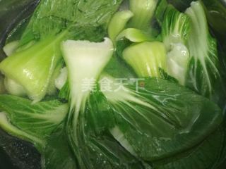蔬菜加工:蒜香上海菜的图解做法