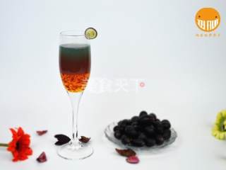 鸡尾酒葡萄果汁的家庭自制做法