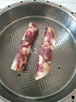图文:香肠煲仔饭(主食)的自制做法