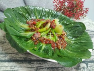 蔬菜加工:蒜香上海菜的图解做法
