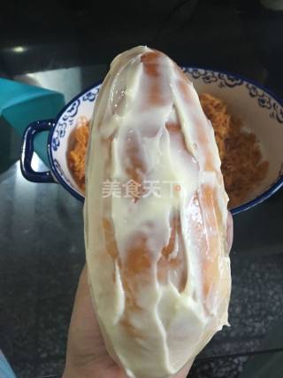 图解:肉松面包的手工自制法