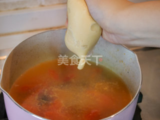 鳕鱼挤挤面的厨房手工做法(图解)