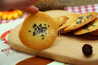 黑芝麻瓦片酥的烘焙自制做法