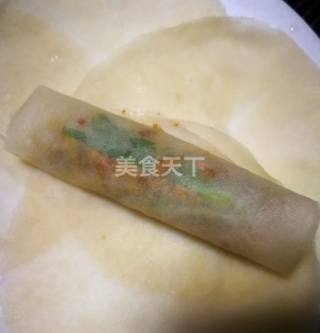 饺子皮蒸春饼的厨房手工做法(图解)