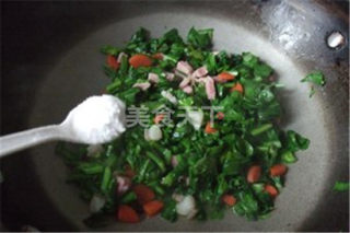 自制咸肉菜饭的手工做法(图示)