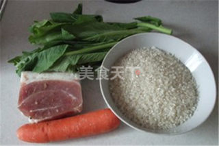 自制咸肉菜饭的手工做法(图示)