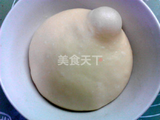 芝麻馅小方土司的(图示)手工制作