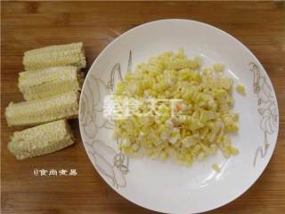 图解:手工自制一份甜玉米奶昔