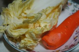 元蘑爆炒大白菜的图解做法